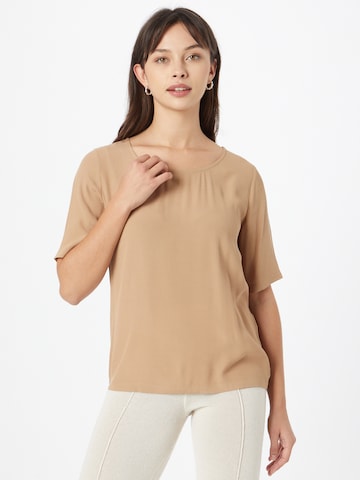 minimum - Blusa 'ELVIRE' em bege: frente