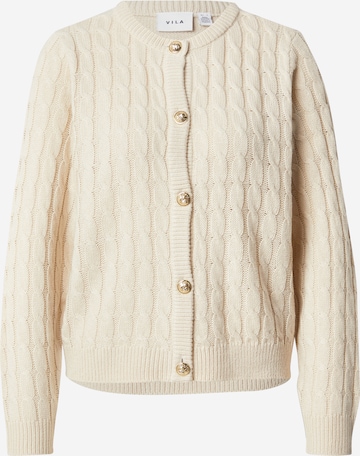 VILA Вязаная кофта 'VIPENNE' в Бежевый: спереди