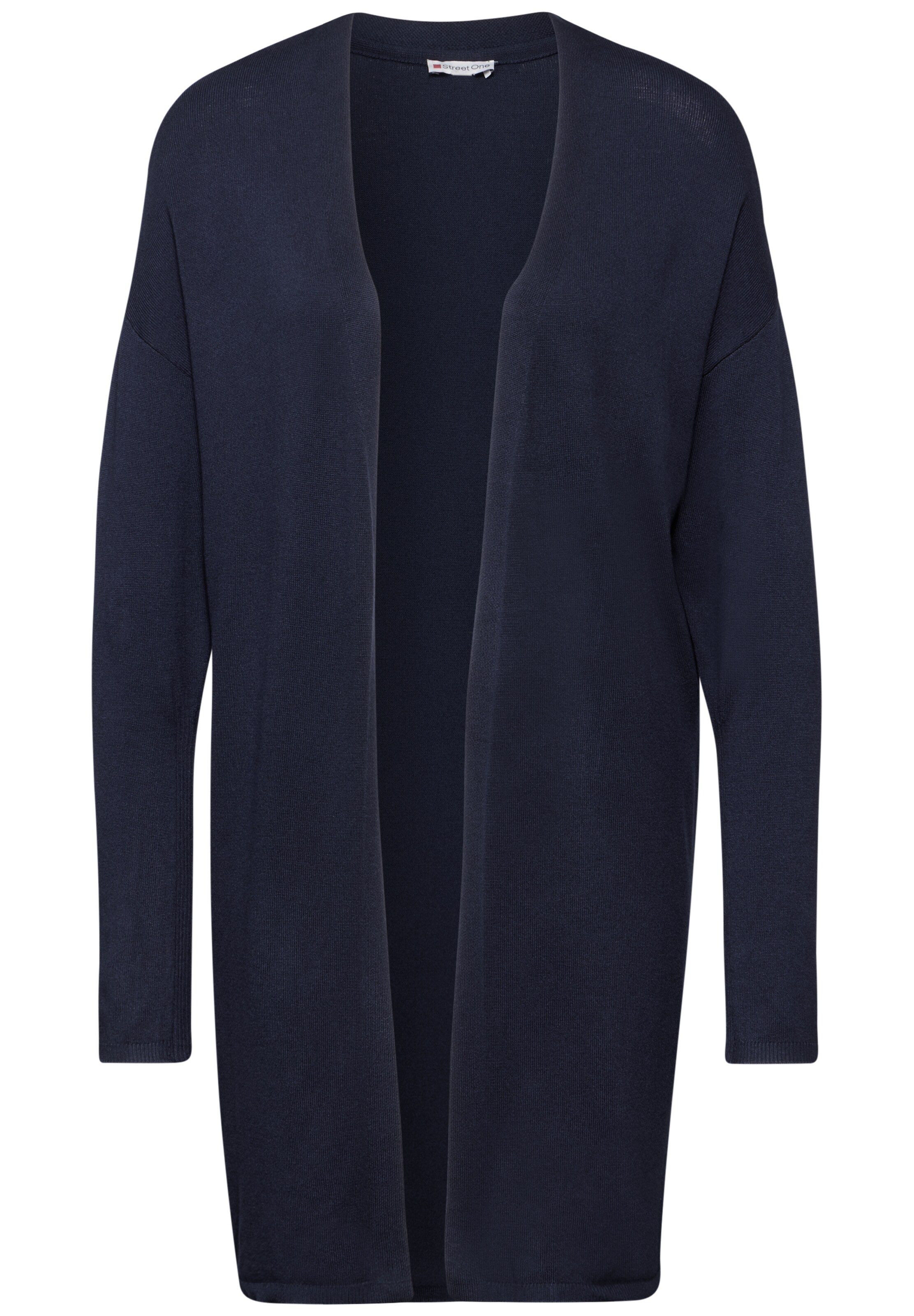 STREET ONE Langer Cardigan in Blau: Vorderseite