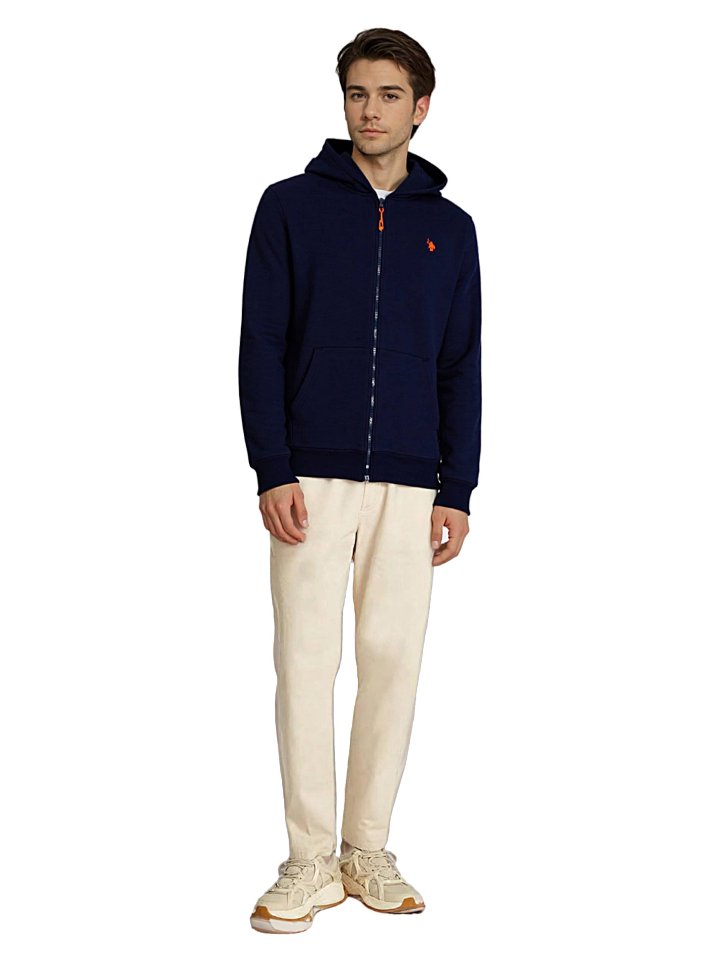 U.S. POLO ASSN. Sweatjakke i blå