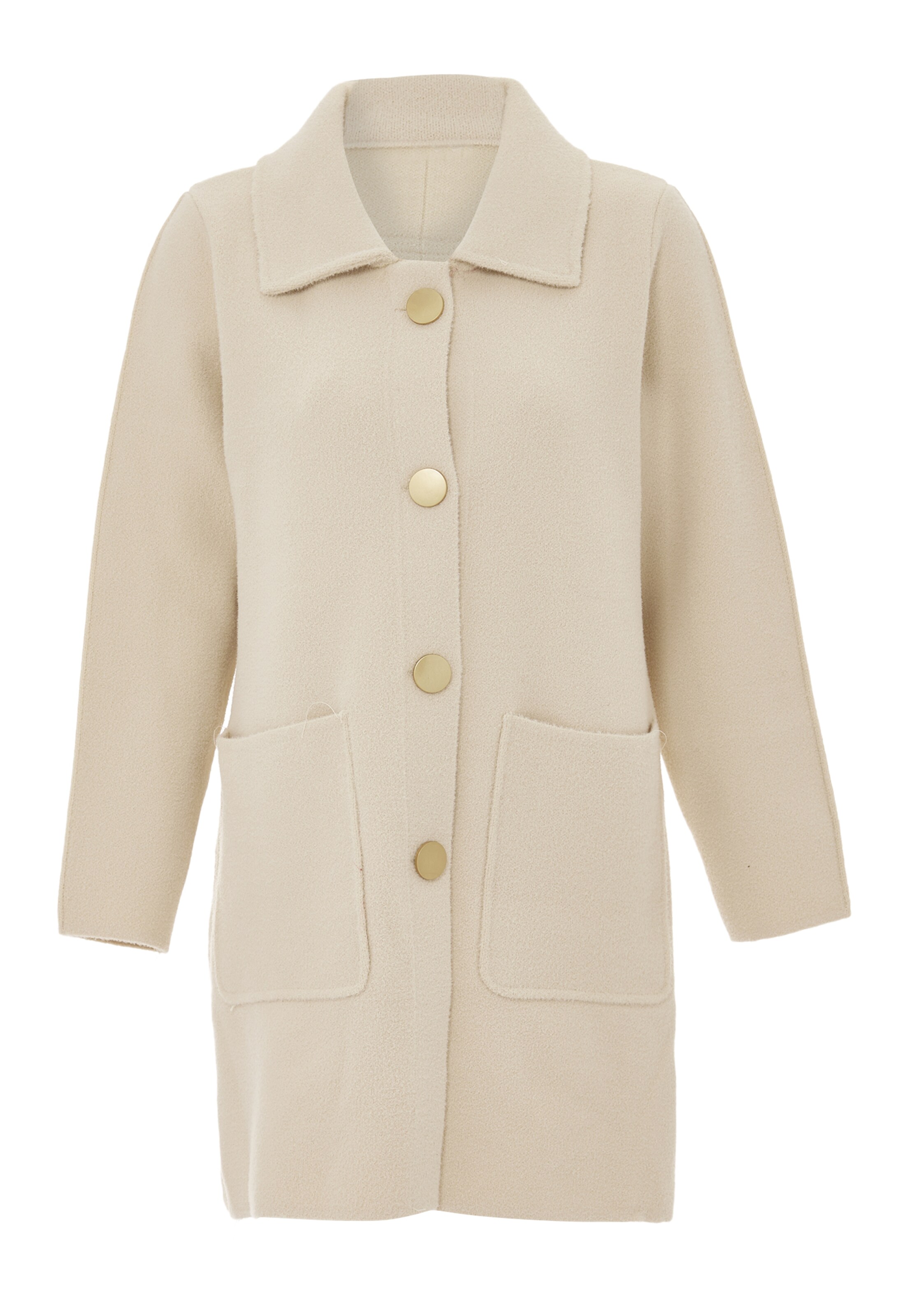 caneva - Casaco de malha em bege: frente