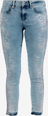 Miracle of Denim Skinny Jeans 'Sina' in Blauw: voorkant