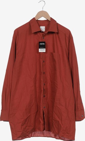 JUPITER Button Up Shirt in S in Orange: front