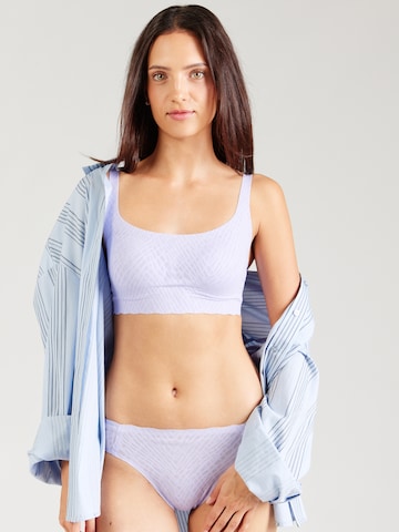 SLOGGI Bustier BH 'ZERO Feel Bliss' in Lila: Vorderseite