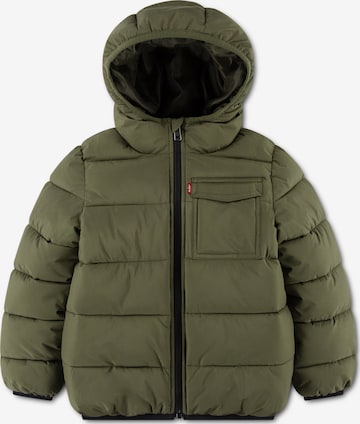 Levi's Kids Winter Jacket in Green: front
