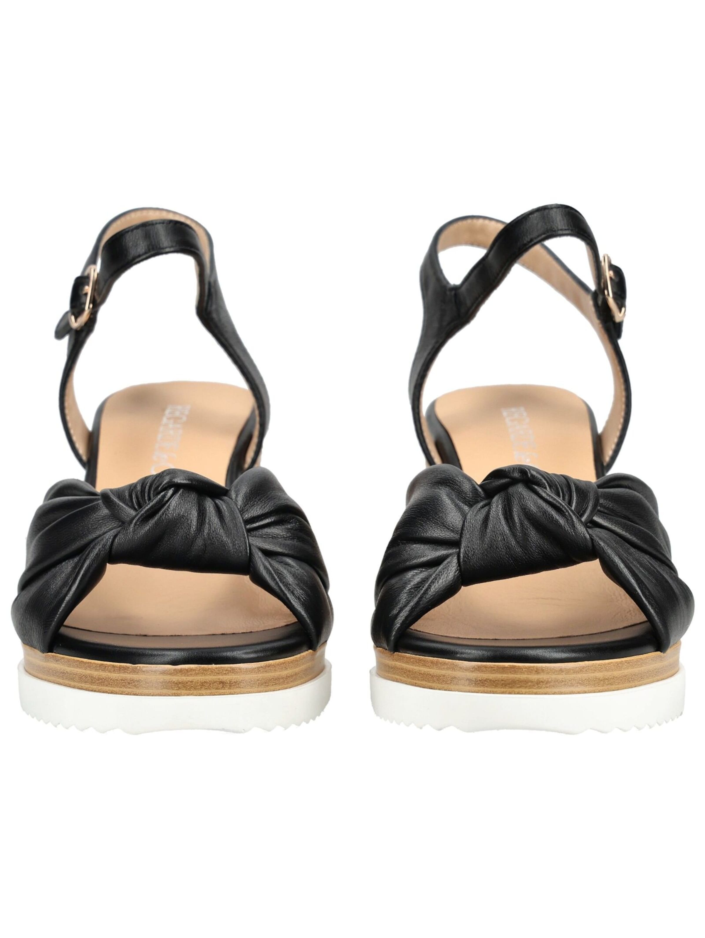 Regarde le Ciel Strap sandal in Black