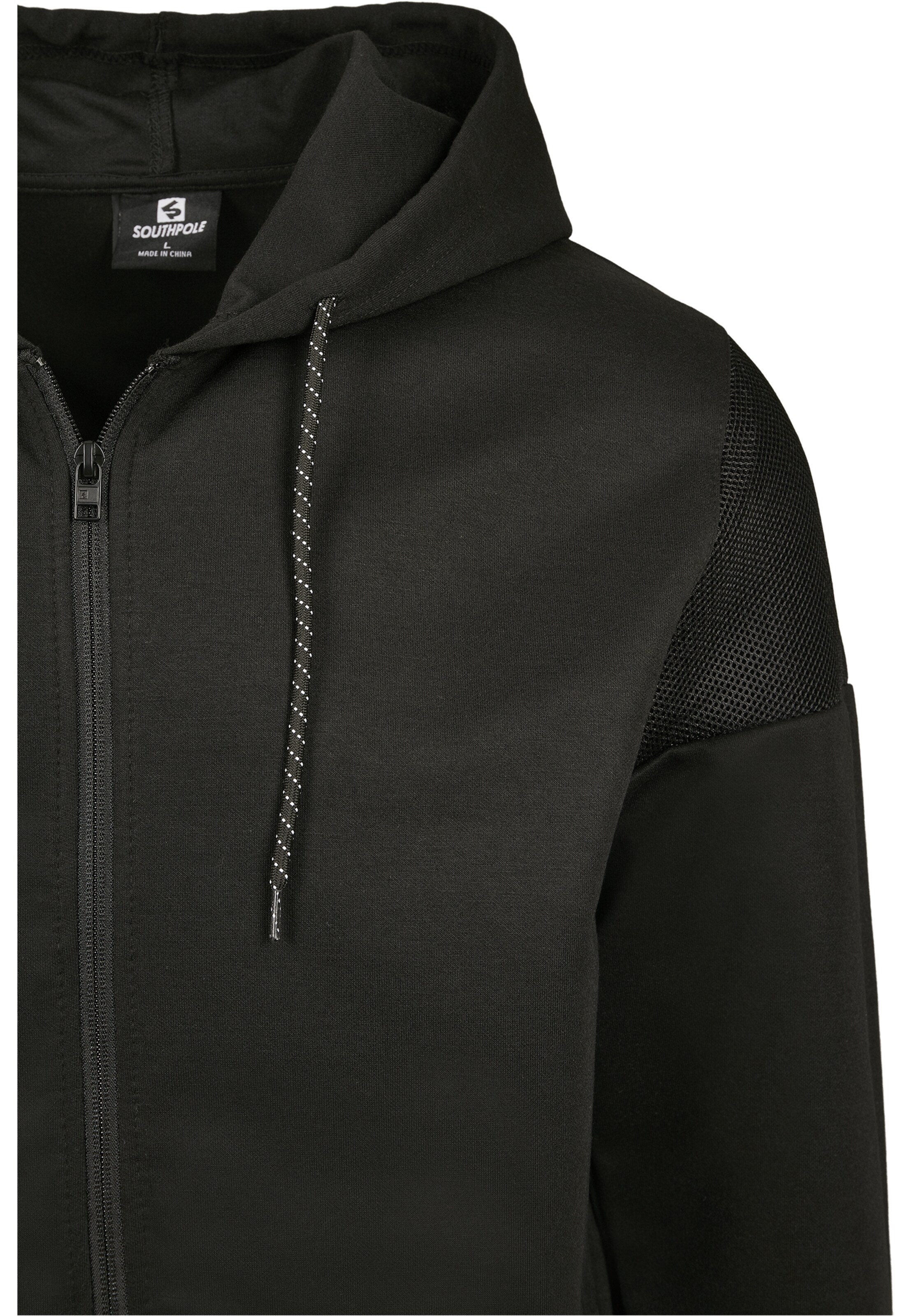 Veste de survêtement SOUTHPOLE en noir