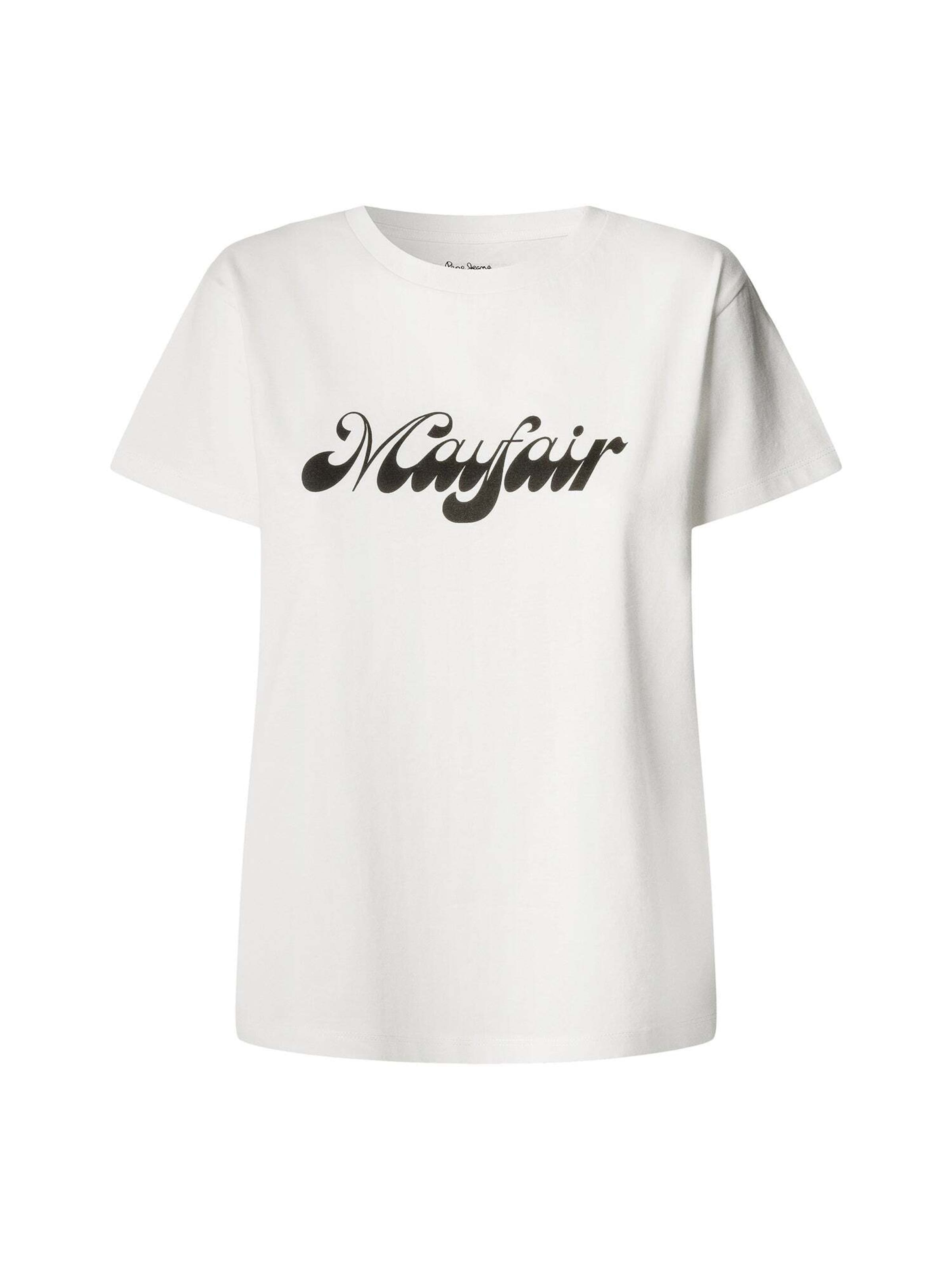 T-shirt Pepe Jeans en blanc : devant