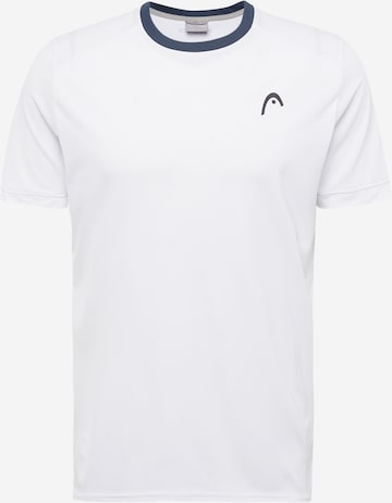 HEAD Functioneel shirt 'Slice' in Wit: voorkant
