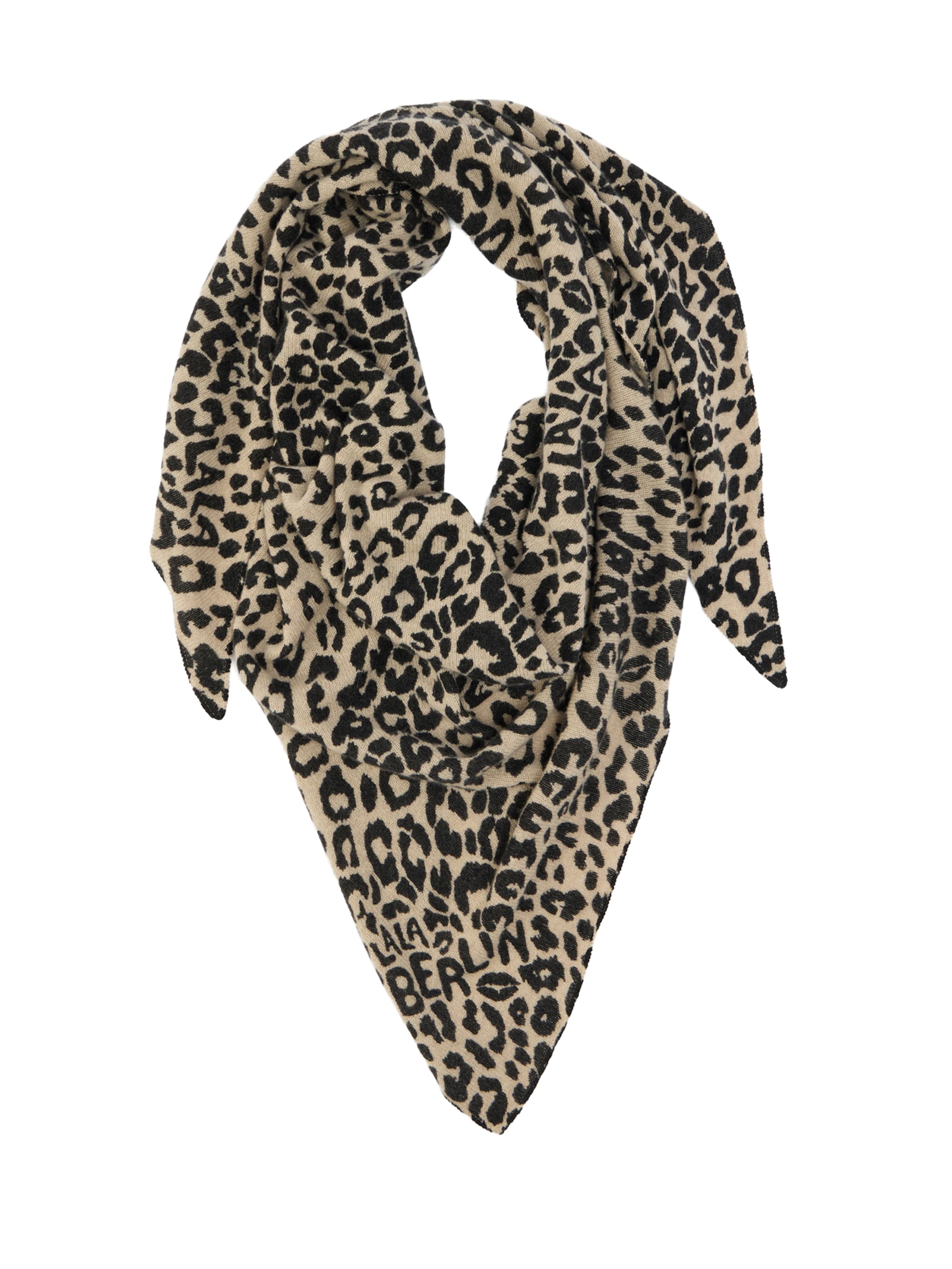 Sciarpa di Lala Berlin in nero: frontale