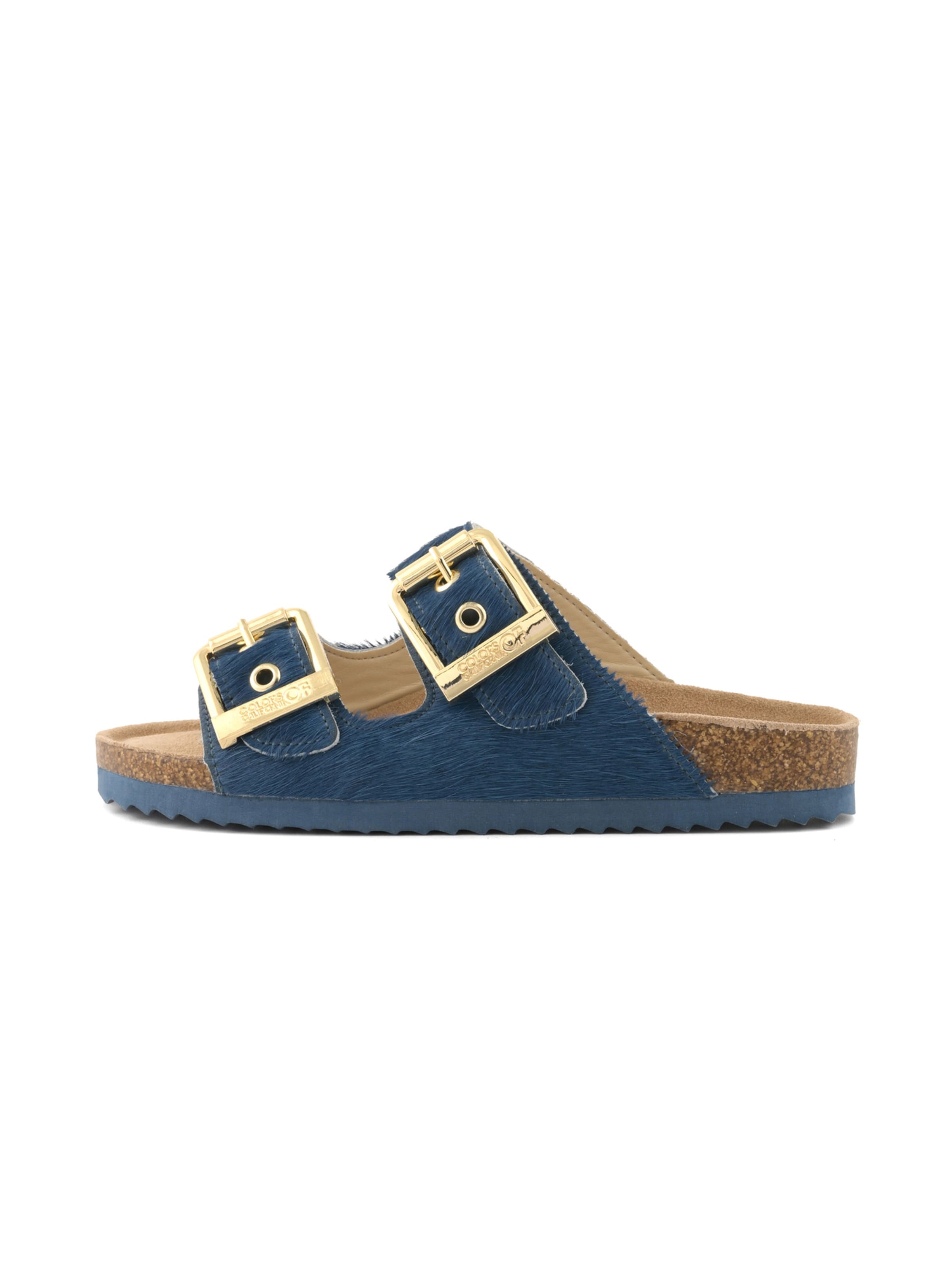 COLORS OF CALIFORNIA Mule in Blue: side