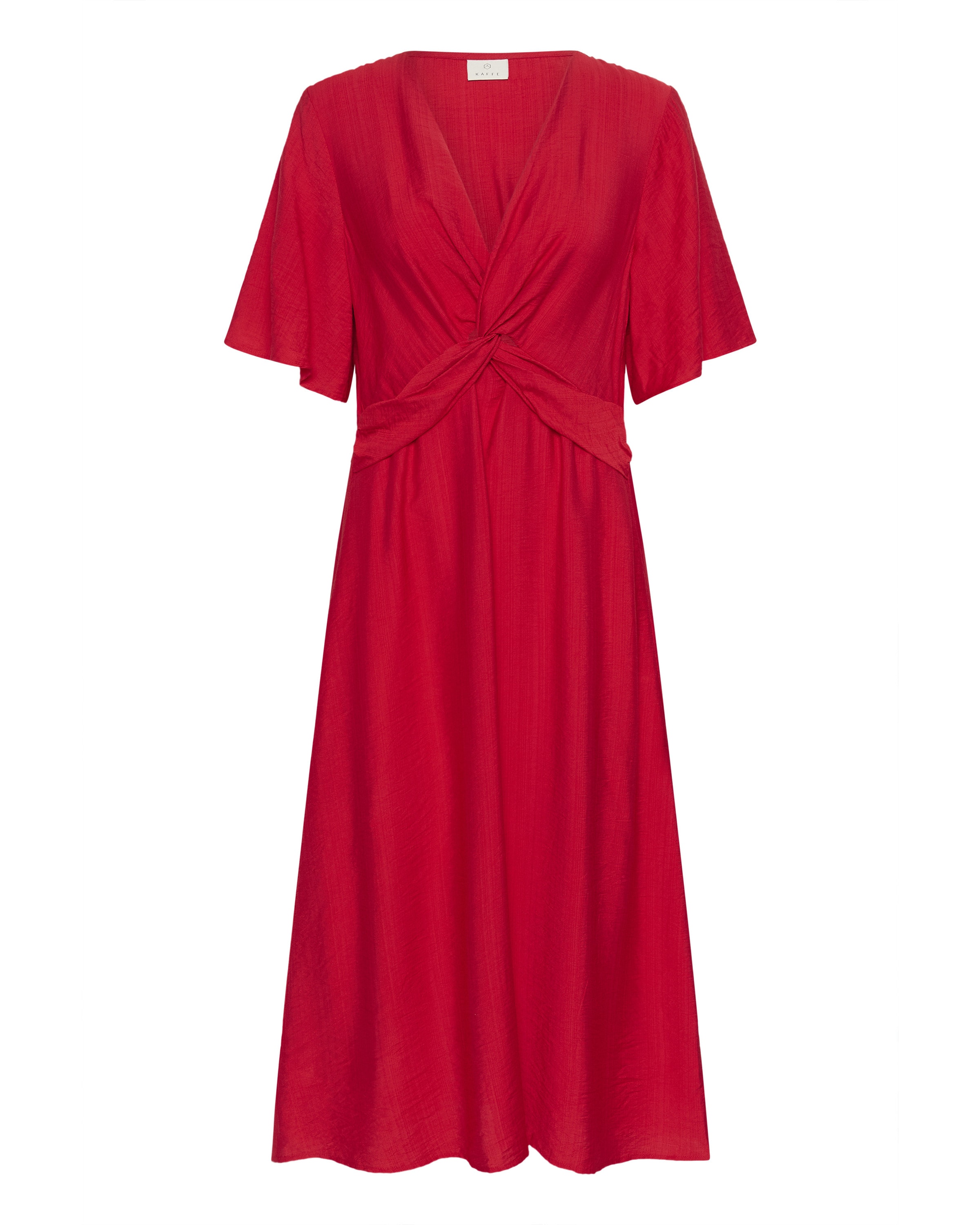 Kaffe Kjole 'Jasmin' i rød: forside