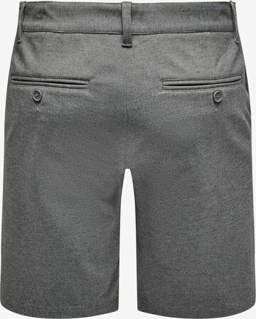 regular Pantaloni chino 'Mark' di Only & Sons in grigio