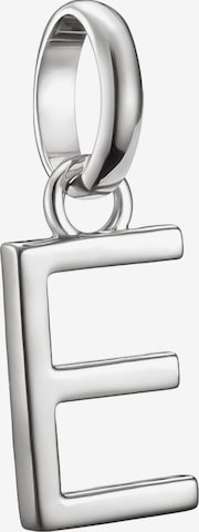 Thomas Sabo Pendant 'Buchstabe E Connect' in Silver: front