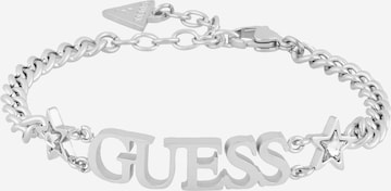 Brățară de la GUESS pe argintiu: față