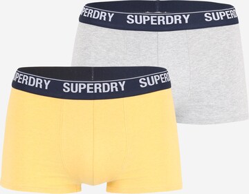 Boxers Superdry en jaune : devant