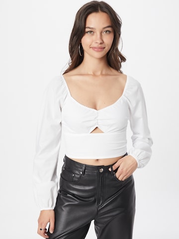 HOLLISTER Blouse 'MELROSE' in White: front