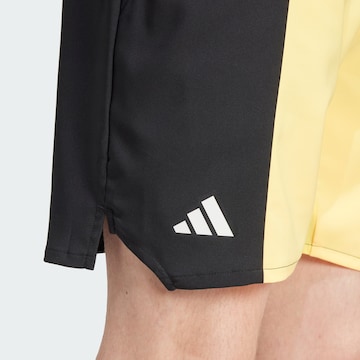 ADIDAS PERFORMANCE Regularen Športne hlače 'Ergo 7' | rumena barva