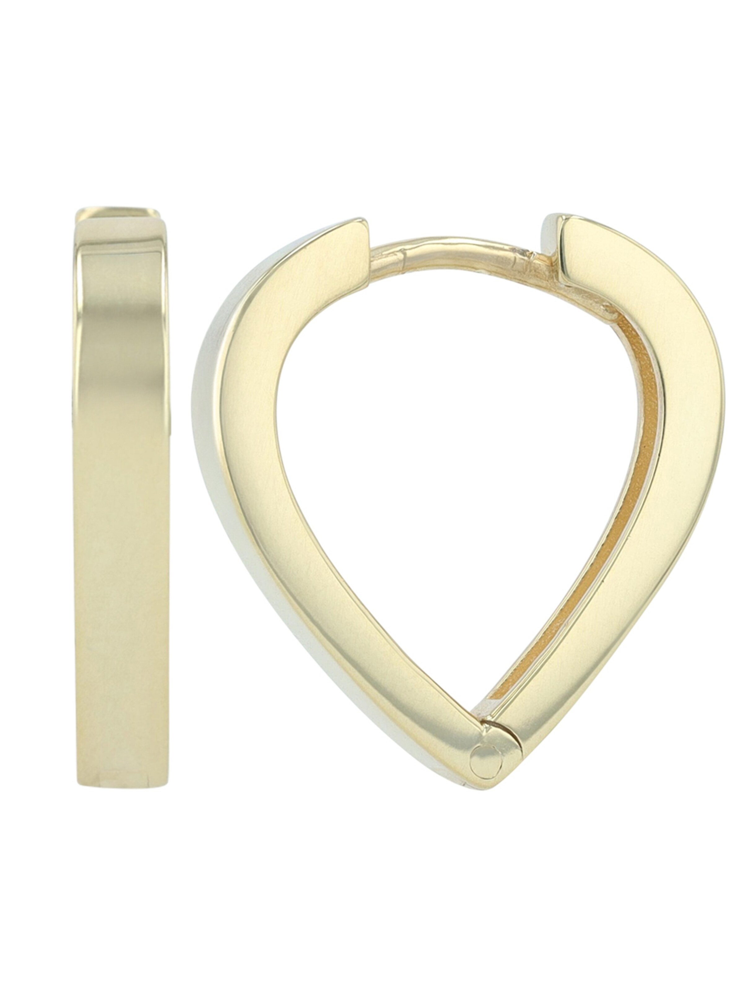 Akzent Ohrringe 'langlebig'‌‌‌‌‌‌‌‌‌‌ in Gold: Vorderseite