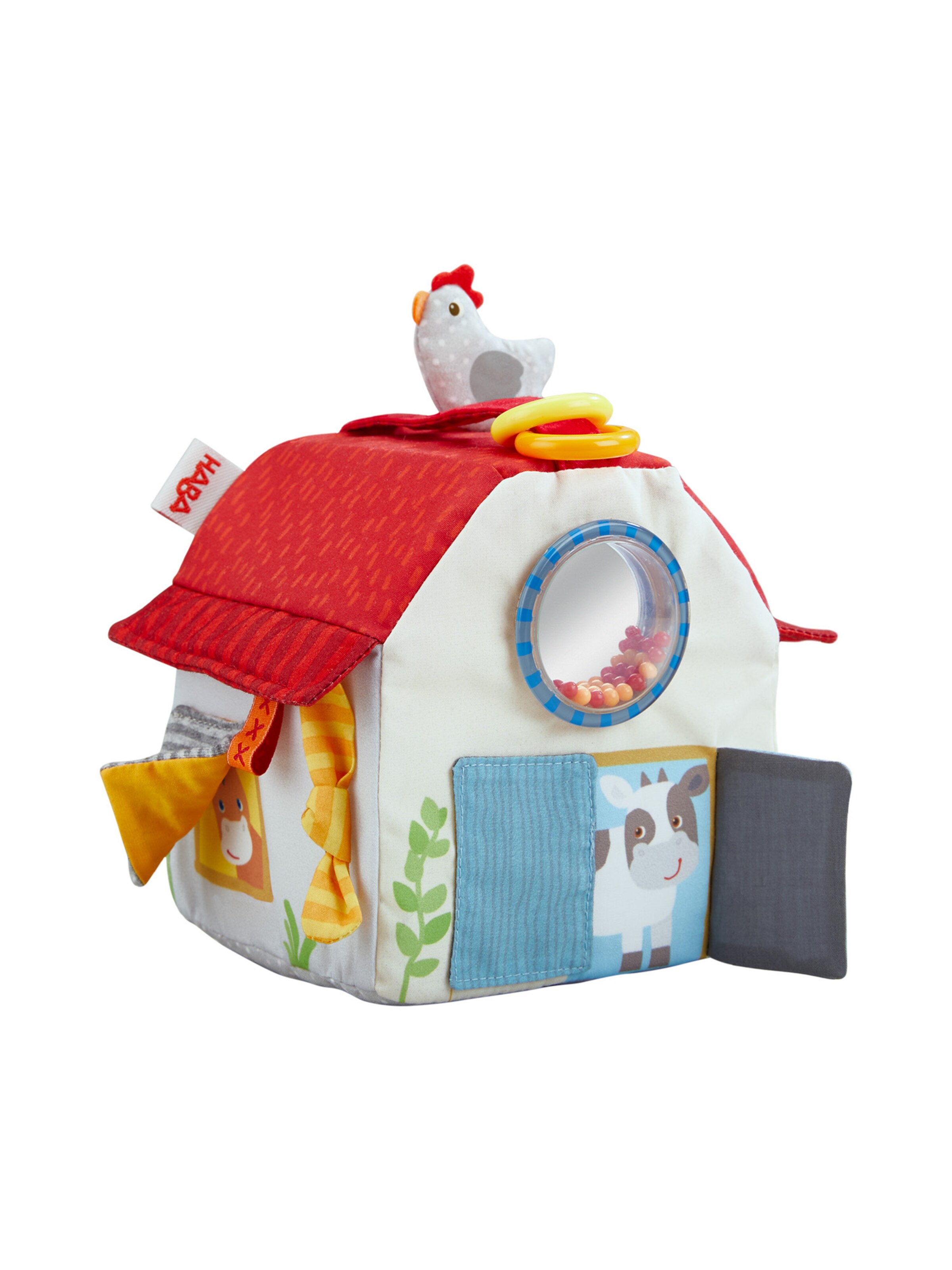 HABA Game 'Bauernhof' in White: front