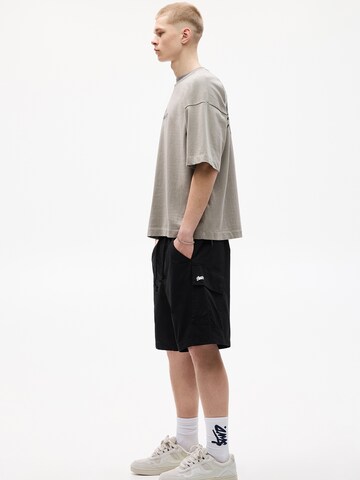 Loosefit Pantaloni cargo 'STWD' di Pull&Bear in nero