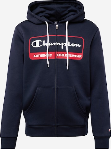 Champion Authentic Athletic Apparel Tréning dzseki - kék: elől