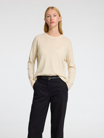SELECTED FEMME Trui 'LAURA' in Beige: voorkant