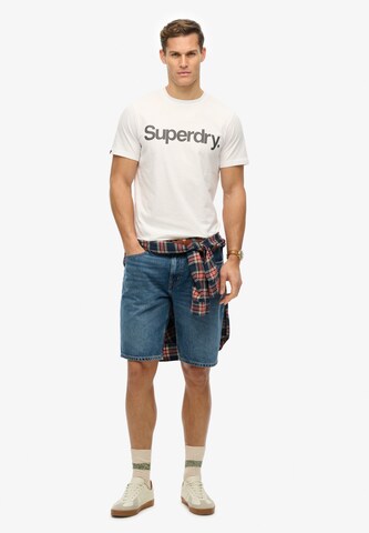 Superdry T-Shirt 'Core' in Weiß