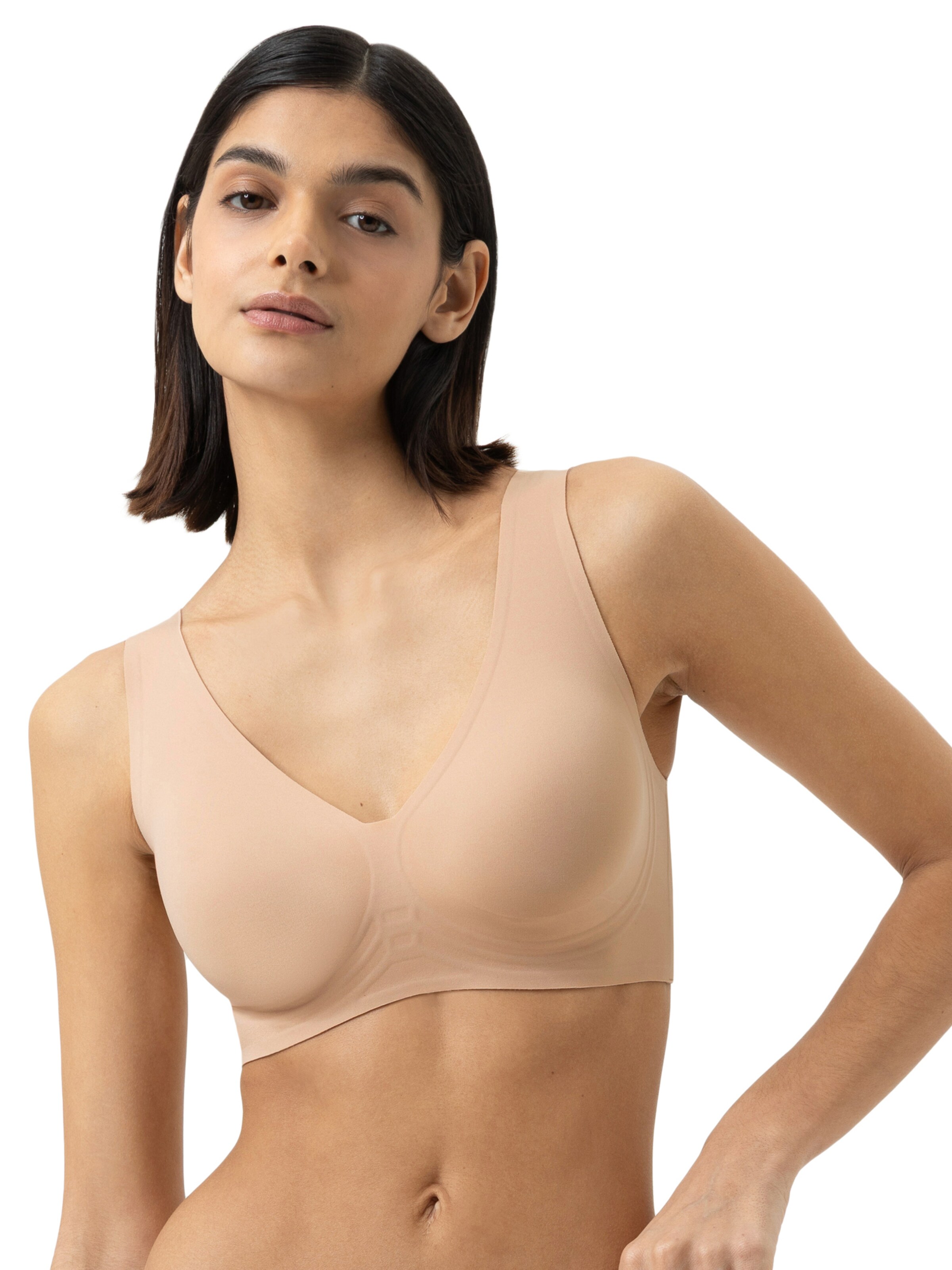 Mey Triangel BH 'Simply Better Invisibles' in Beige: Vorderseite