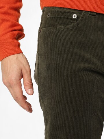 Nils Sundström Regular Trousers 'Aiden' in Green