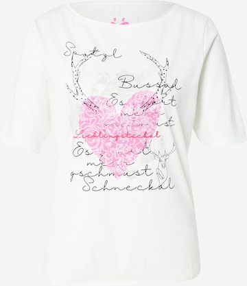 LIEBLINGSSTÜCK - Camiseta 'Candice' en blanco: frente