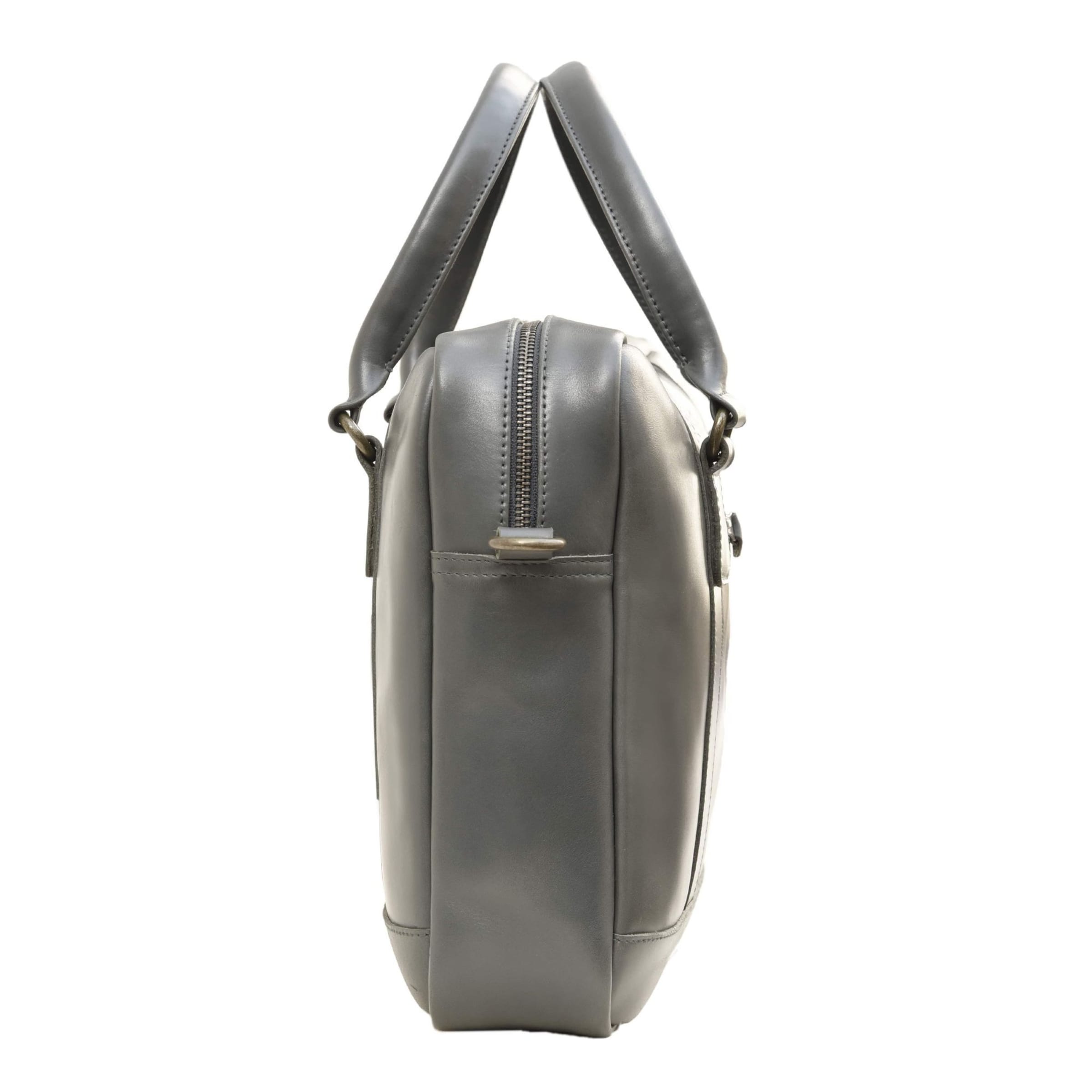 Buckle & Seam Document bag 'Everett' in Grey