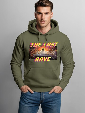 Neverless Sweatshirt 'The Last Rave' in Green