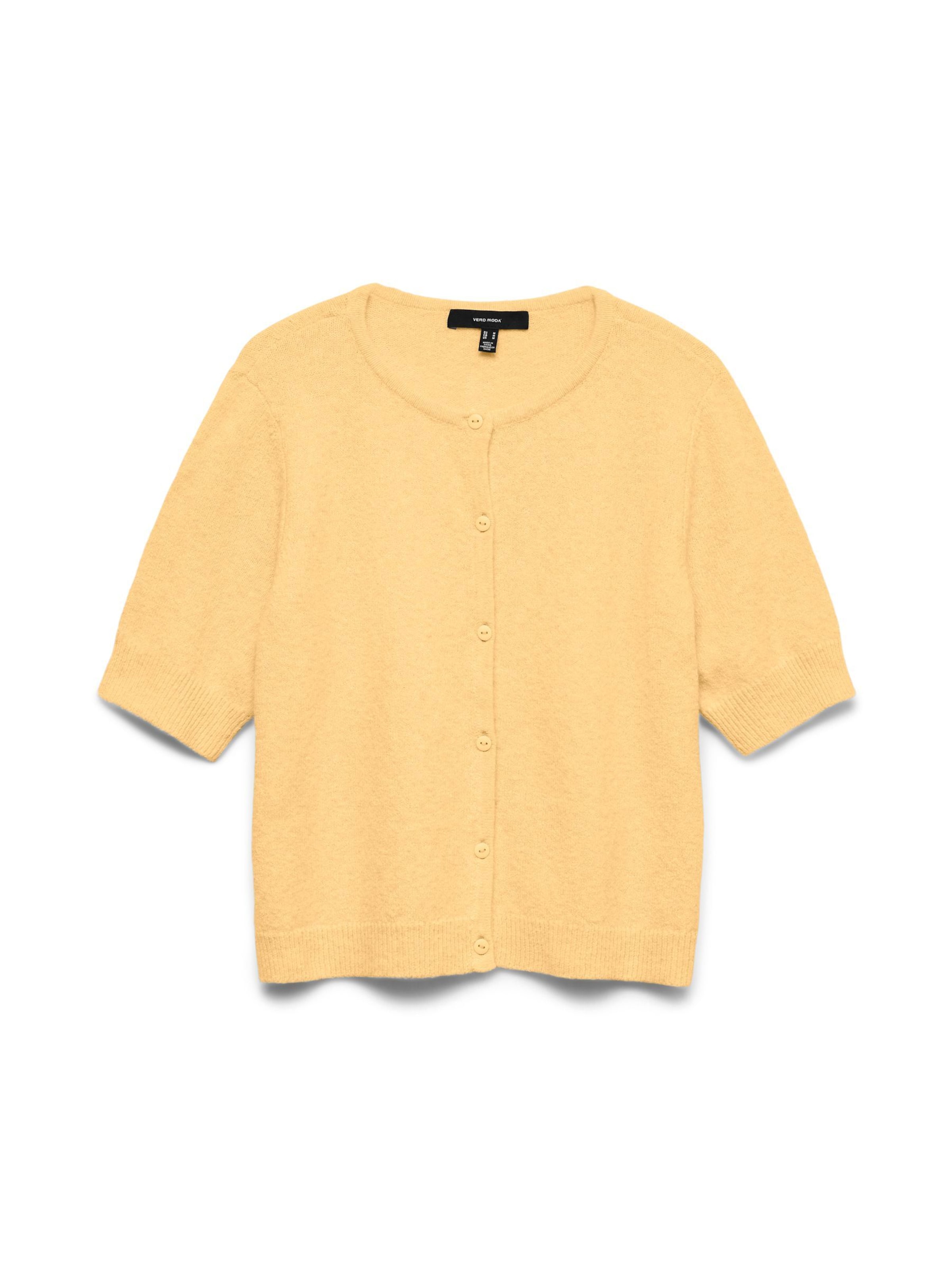 VERO MODA - Cárdigan 'VMDoffy' en amarillo: frente