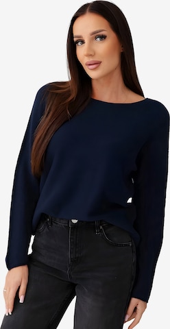 Lumera Pullover 'Vivace' in Blau: Vorderseite