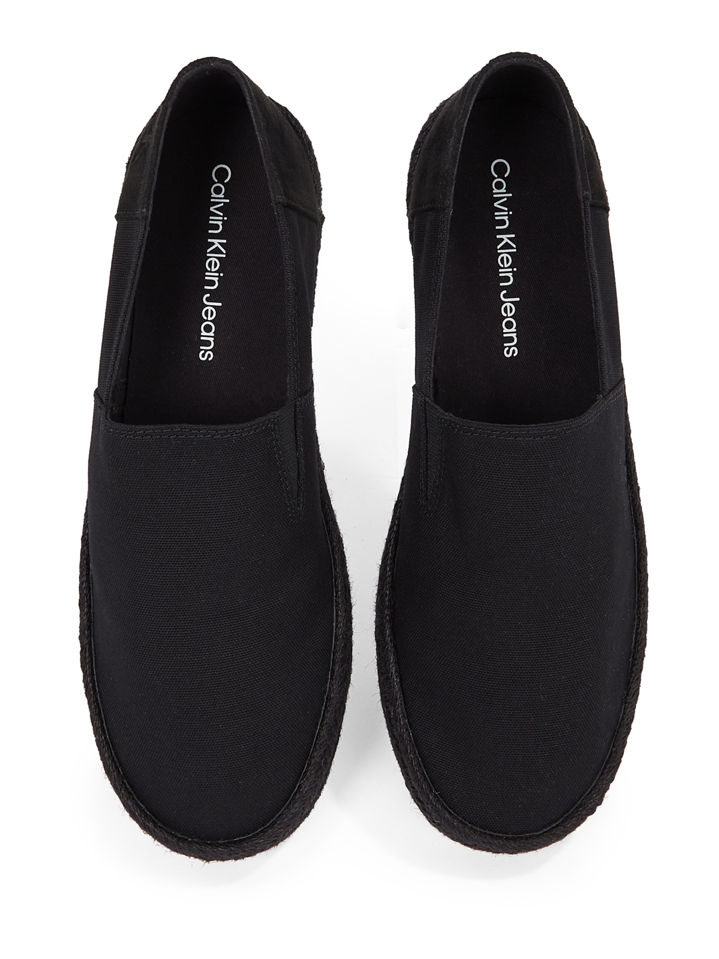 Espadrile de la Calvin Klein pe negru
