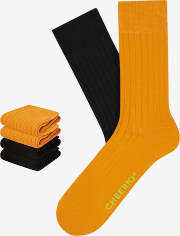 CHEERIO* Socks 'TOUGH GUY 4P' in Mixed colors: front