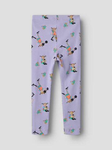 NAME IT - regular Leggings en lila