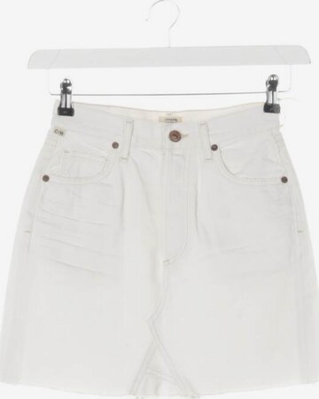 Citizens of Humanity Skirt in XXS in White: front