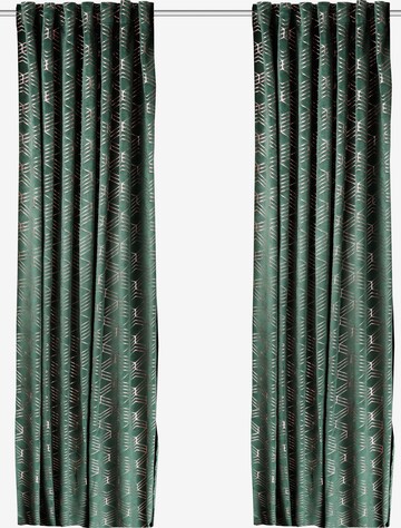 MY HOME Curtains & Drapes in Green: front