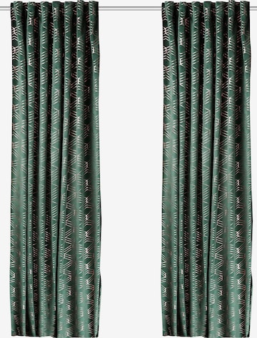 MY HOME Curtains & Drapes in Green: front