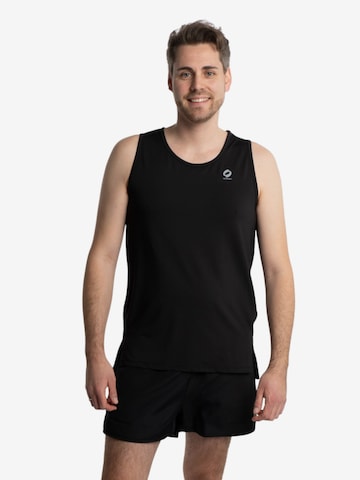 T-Shirt 'mymotus® men comfort running top, black, RM11' mymotus en noir : devant