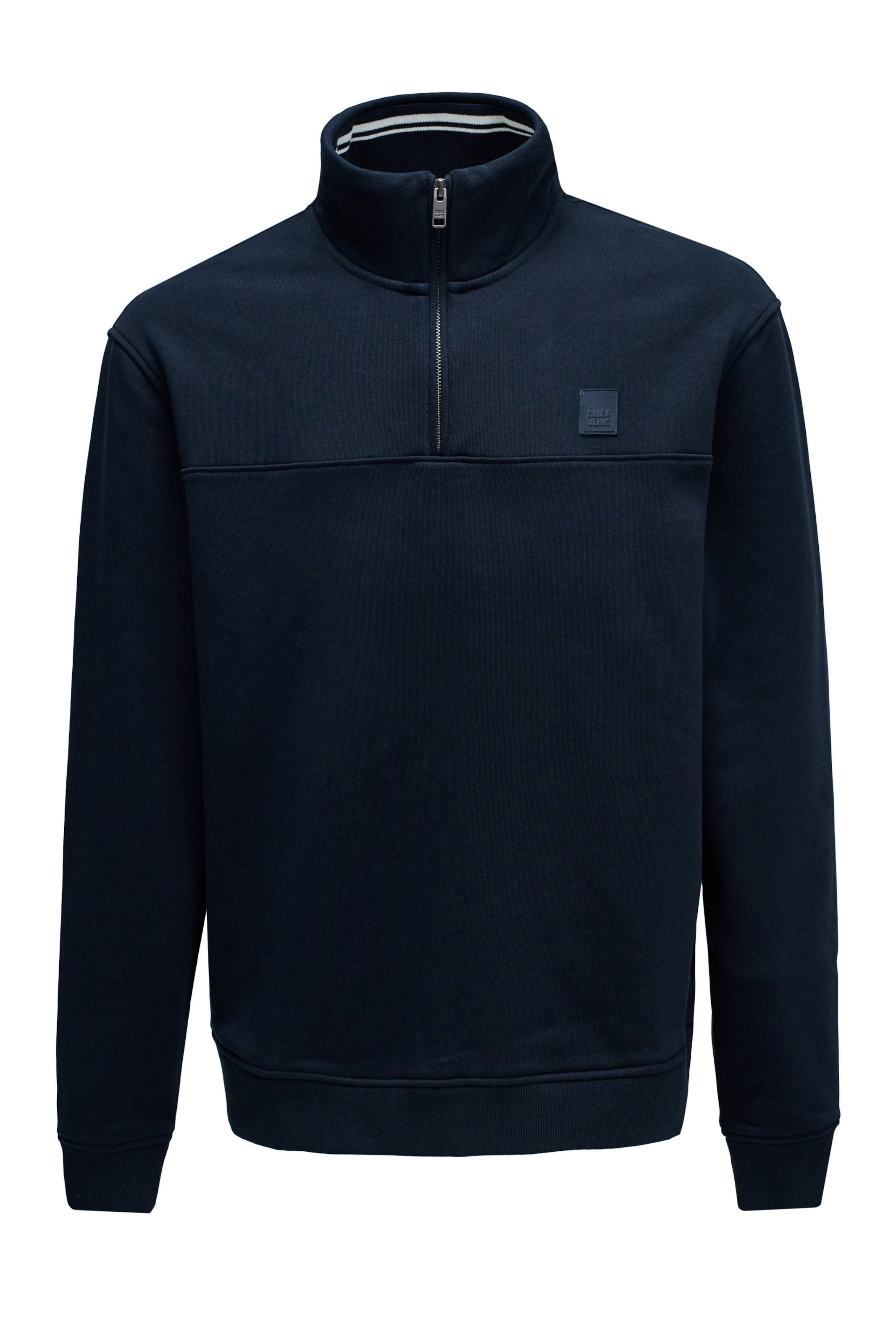 Salsa Jeans Trui in Blauw: voorkant