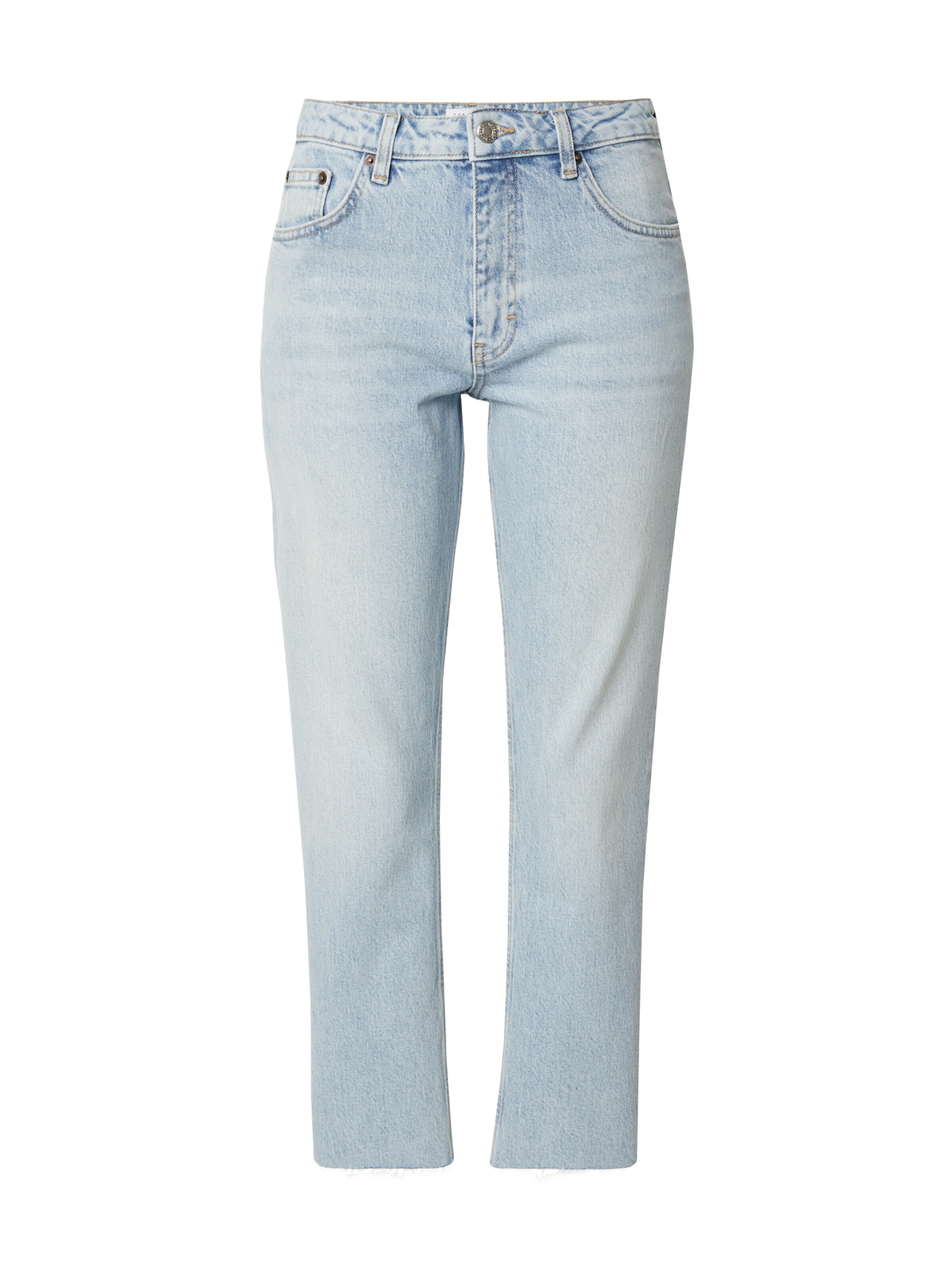 Regular Jeans de la TOPSHOP pe albastru: față