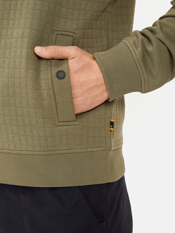 CAMEL ACTIVE Zip-Up Hoodie in Green