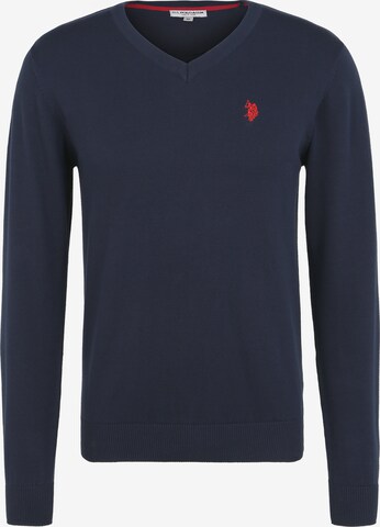 U.S. POLO ASSN. Pullover in Blau: predná strana