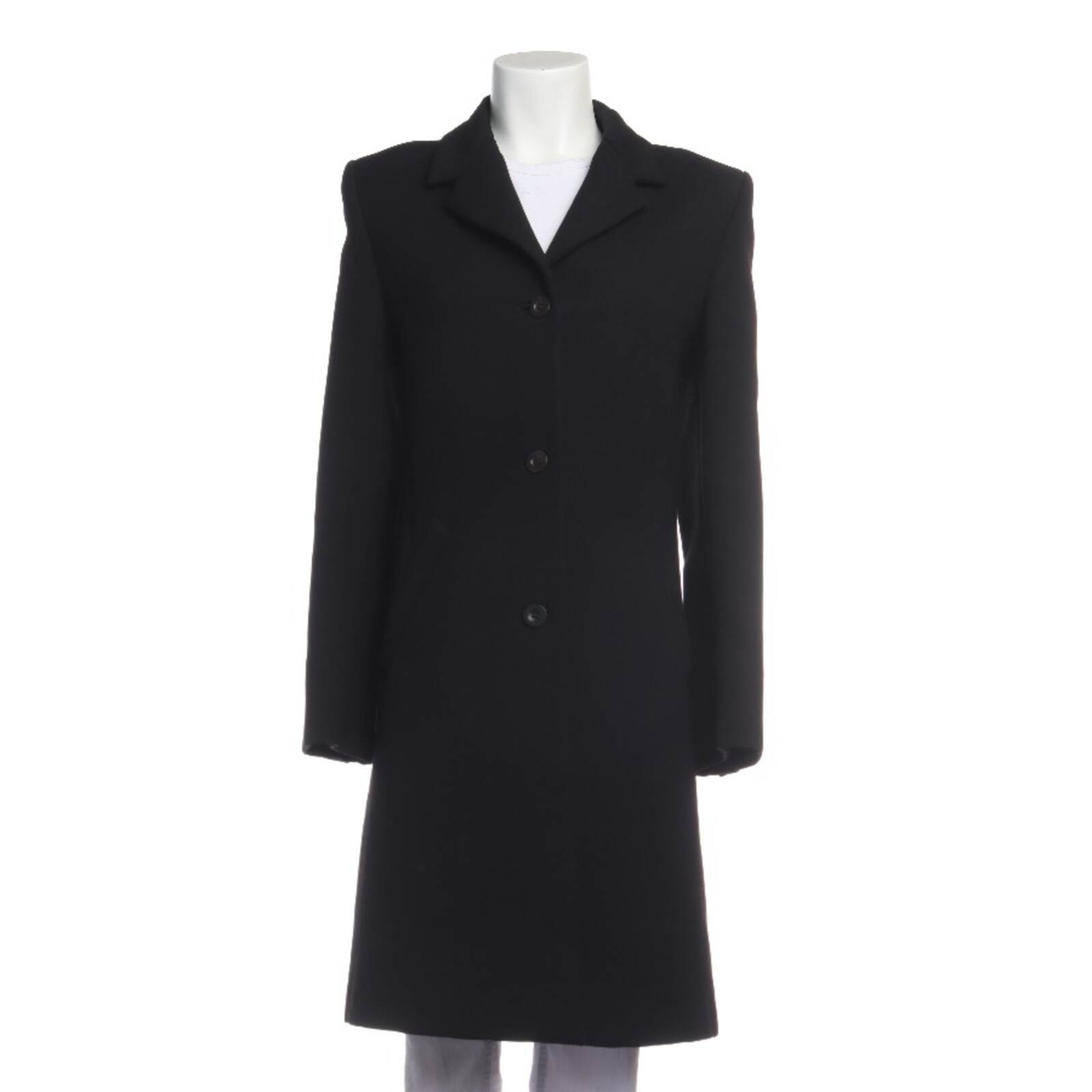 VERSACE Übergangsjacke XS in Schwarz: Vorderseite