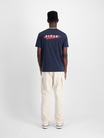 Maglietta di ALPHA INDUSTRIES in blu