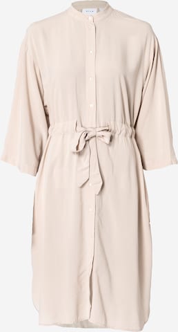 VILA Shirt Dress 'TILIA' in Beige: front