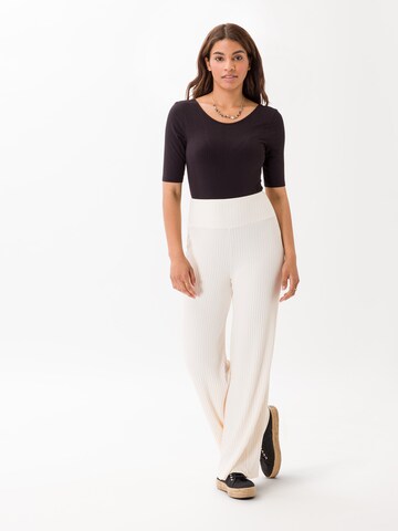 Les Lunes Wide leg Broek 'Michelle' in Wit